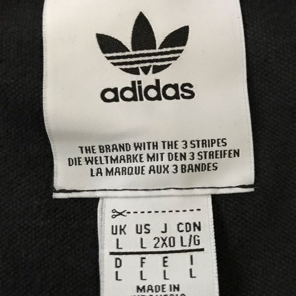 Adidas track jacket windbreaker size large - Picture 3 of 4